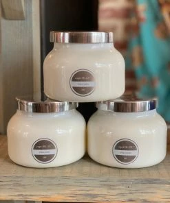 The Pink Leopard New Arrivals Volcano Capri Blue 19oz Candle - White