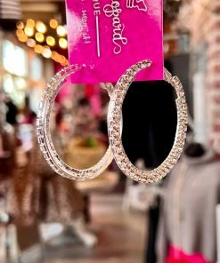 The Pink Leopard Rae Hoop Earring