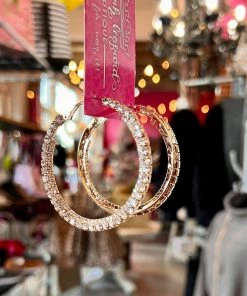 The Pink Leopard Rae Hoop Earring