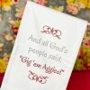 The Pink Leopard Hand Towel - All God's People Said, Gig 'Em Aggies
