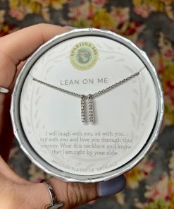 The Pink Leopard New Arrivals Lean On Me - Spartina (Silver)