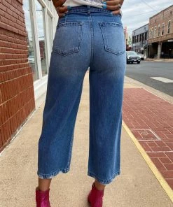 The Pink Leopard New Arrivals Khaki Cropped Jeans