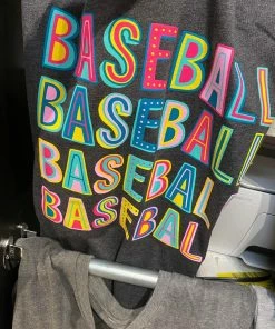 The Pink Leopard BASEBALL MULTI COLOR TEE