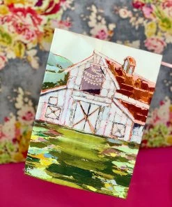 The Pink Leopard New Arrivals Decorative Barn House Tea Towel