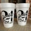 The Pink Leopard 21st Birthday Styrofoam Cups - Sleeve Of 10 New Arrivals