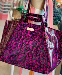 The Pink Leopard New Arrivals CONSUELA JUMBO BAG- PEBBLES