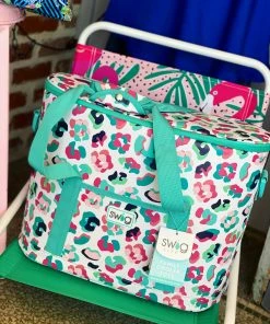The Pink Leopard New Arrivals Family Cooler Tote - SWIG