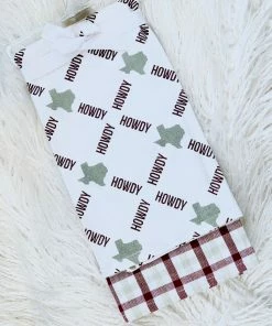 The Pink Leopard Copy Of Texas Hand Towels - Set Of 2