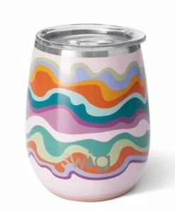 The Pink Leopard 14 Oz Stemless Cup - SWIG New Arrivals