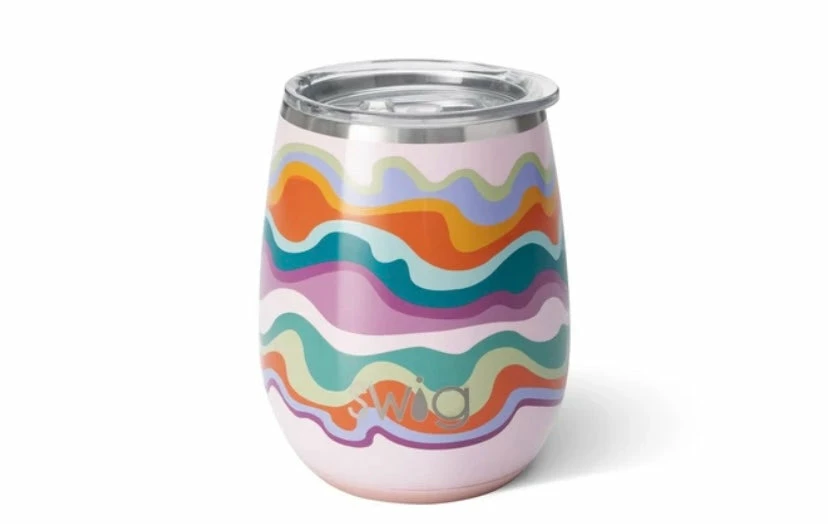 The Pink Leopard 14 Oz Stemless Cup - SWIG New Arrivals 2 The Pink Leopard 14 Oz Stemless Cup - SWIG New Arrivals