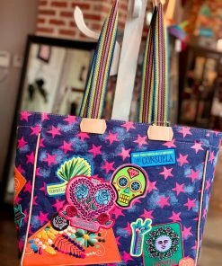 The Pink Leopard CONSUELA - Patched Star Dream Tote New Arrivals