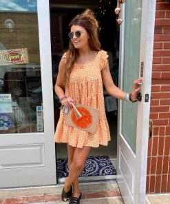 The Pink Leopard Dreamsicle Baby Doll Dress New Arrivals