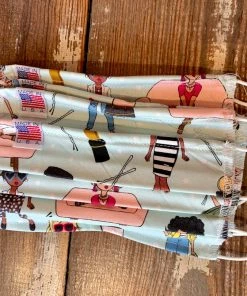 The Pink Leopard Diva Girl- Adult Mask