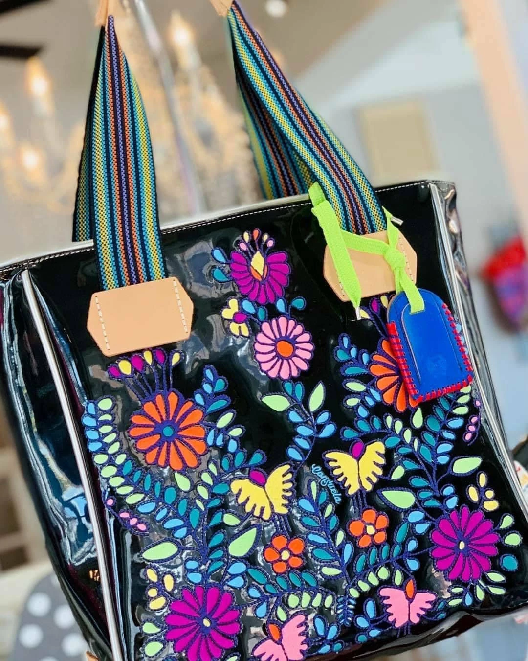 The Pink Leopard The Tia Classic Tote - Consuela New Arrivals 1 The Pink Leopard The Tia Classic Tote - Consuela New Arrivals