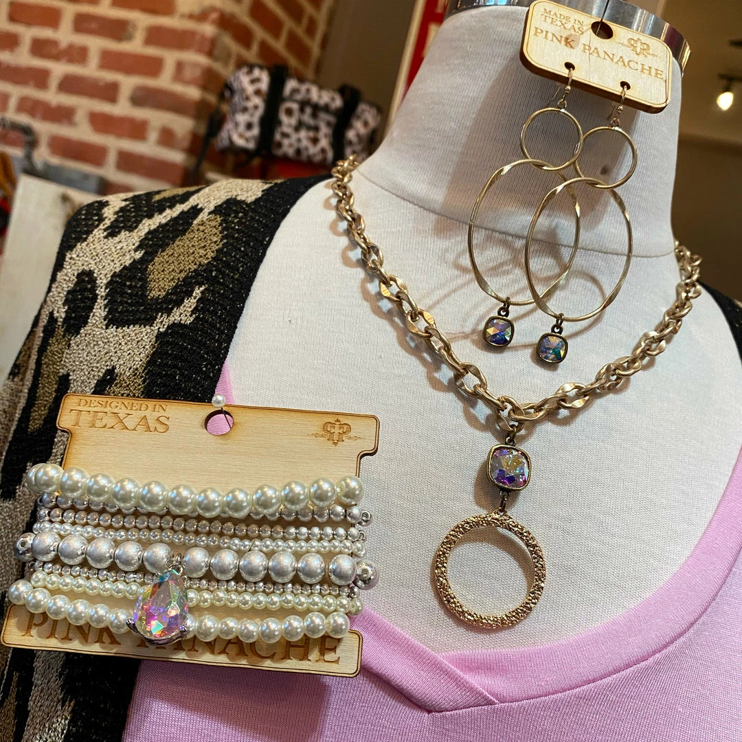 The Pink Leopard New Arrivals PINK PANACHE - GOLD DETAILED CHAIN NECKLACE 1 The Pink Leopard New Arrivals PINK PANACHE - GOLD DETAILED CHAIN NECKLACE