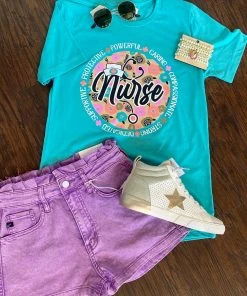 The Pink Leopard Nurse T-shirt New Arrivals