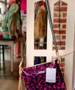 The Pink Leopard CONSUELA - Downtown Crossbody - PEBBLES