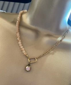 The Pink Leopard PINK PANACHE - Dainty Layering Necklace