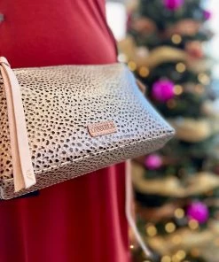 The Pink Leopard CONSUELA Wesley Crossbody PURSE