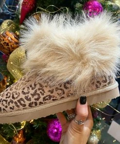 The Pink Leopard Fur Leopard Shoe New Arrivals
