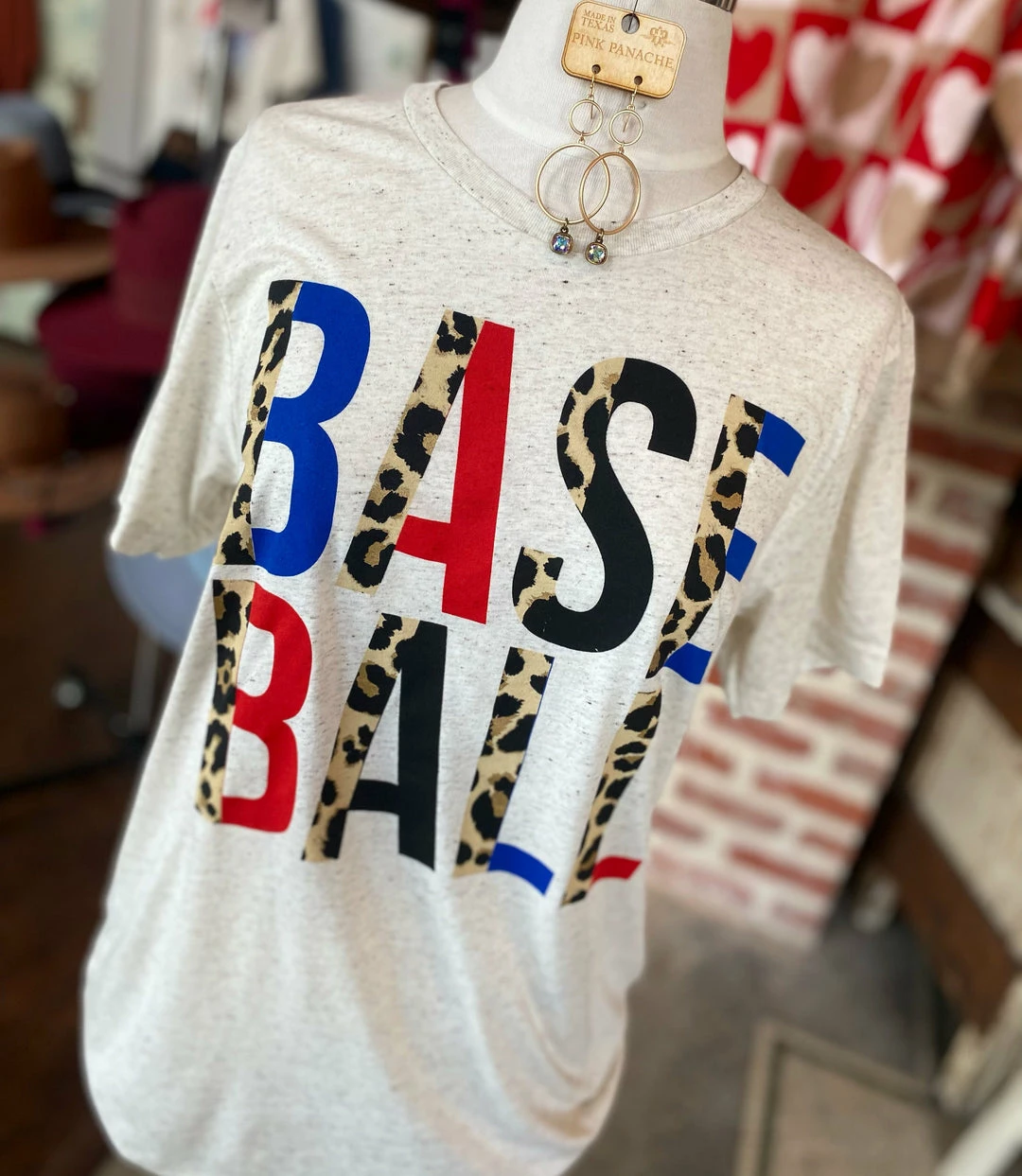 The Pink Leopard New Arrivals BASEBALL - Leopard TEE 1 The Pink Leopard New Arrivals BASEBALL - Leopard TEE