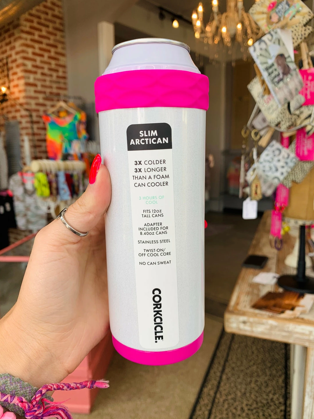 The Pink Leopard New Arrivals Unicorn Magic Corkcicle Slim Arctican Koozie 1 The Pink Leopard New Arrivals Unicorn Magic Corkcicle Slim Arctican Koozie