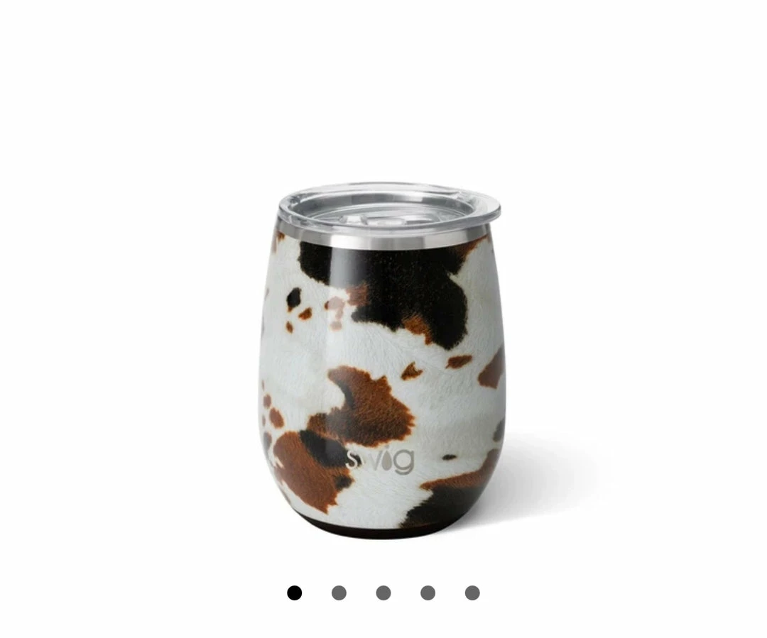 The Pink Leopard 14 Oz Stemless Cup - SWIG New Arrivals 7 The Pink Leopard 14 Oz Stemless Cup - SWIG New Arrivals