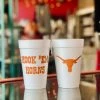 The Pink Leopard New Arrivals Hook ‘Em Horns - Styrofoam Cups