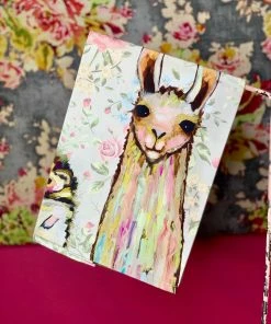 The Pink Leopard Shades Of Pink Llama Tea Towel New Arrivals