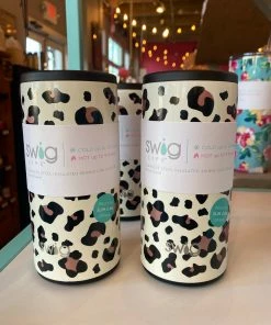 The Pink Leopard New Arrivals 12 Oz SKINNY CAN Koozie - SWIG