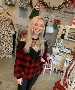 The Pink Leopard Sassy Festive Top New Arrivals