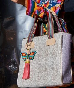 The Pink Leopard CONSUELA- Clay Classic Tote