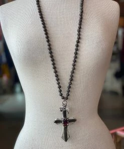 The Pink Leopard One Of A Kind Necklace-10