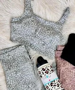 The Pink Leopard New Arrivals Look Cute Feel Good - Leopard Padded Crop Top
