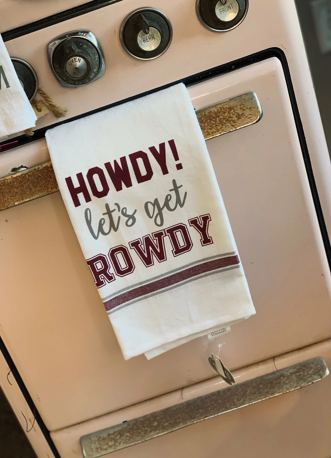 The Pink Leopard New Arrivals Howdy Let’s Get Rowdy - Tea Towel 1 The Pink Leopard New Arrivals Howdy Let’s Get Rowdy - Tea Towel