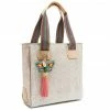 The Pink Leopard CONSUELA- Clay Classic Tote