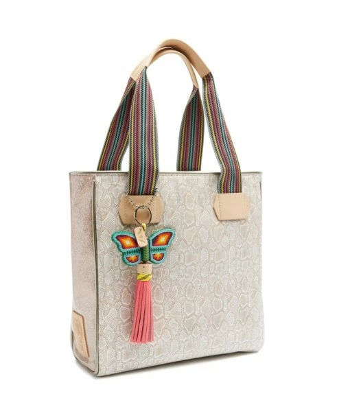 The Pink Leopard CONSUELA- Clay Classic Tote