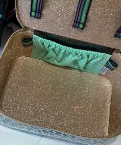 The Pink Leopard New Arrivals CONSUELA - Train Case - Lavender Leopard