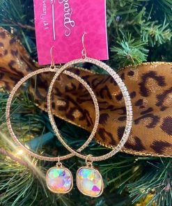 The Pink Leopard The JJ Earrings