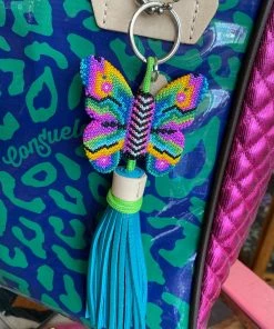 The Pink Leopard CONSUELA- Classic Tote - Blue/Green Leopard New Arrivals