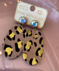 The Pink Leopard New Arrivals Pink Panache- Pink Leopard Earrings