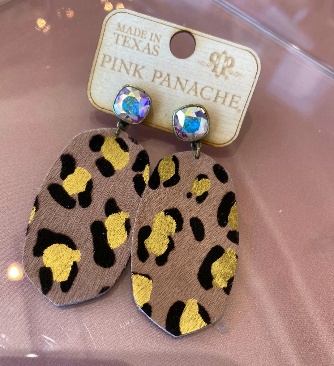 The Pink Leopard New Arrivals Pink Panache- Pink Leopard Earrings 1 The Pink Leopard New Arrivals Pink Panache- Pink Leopard Earrings