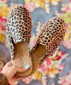 The Pink Leopard Metallic Leopard Slides New Arrivals