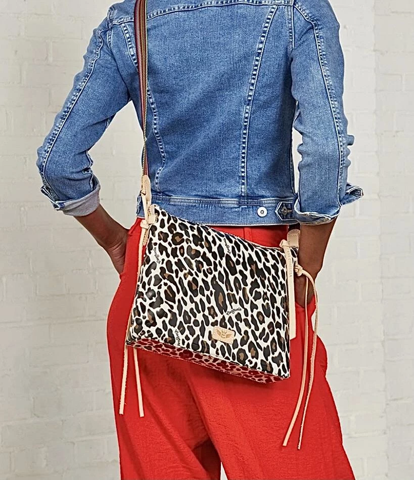 The Pink Leopard CONSUELA- Mona Leopard Downtown Crossbody 1 The Pink Leopard CONSUELA- Mona Leopard Downtown Crossbody