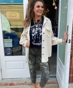 The Pink Leopard The BABE Jacket - Cream