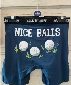 The Pink Leopard Golf Balls Boxer Briefs