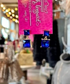 The Pink Leopard Kaylee Gem Earring