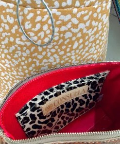 The Pink Leopard New Arrivals CONSUELA - Leather Detail Crossbody