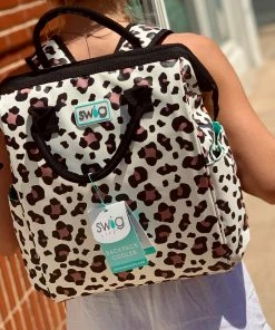 The Pink Leopard Luxy Leopard - COOLER BACKPACK