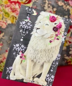 The Pink Leopard New Arrivals Snow Lion Tea Towel